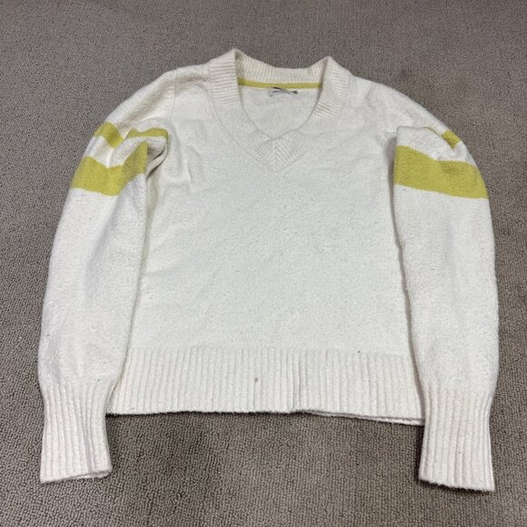 Faherty Sweater Ivory Long Sleeve Pullover Women’s Size XS - Picture 1 of 12